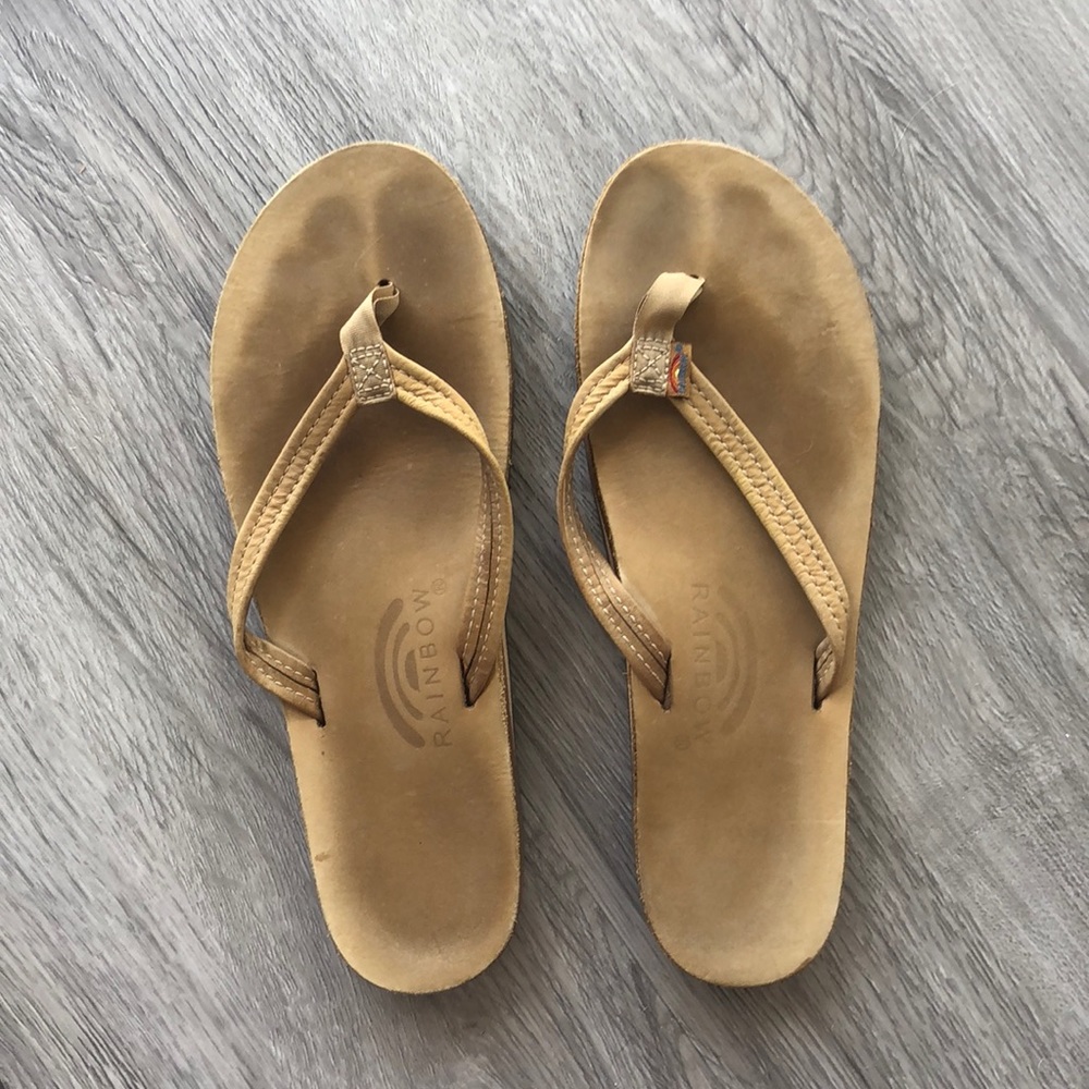 Rainbow Narrow Strap Sandal